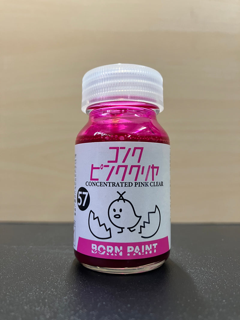 No. 57 Concentrated Pink Clear [油性塗料 - 濃縮透明粉紅] (コンクピンククリヤ) 30 ml