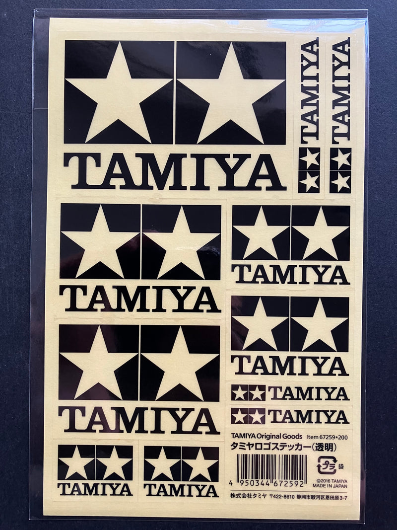 Tamiya Logo Stickers (Clear) [67259]