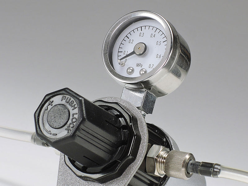 Spray-Work Airbrush Regulator with Meter (74565) [壓力調節器 - 按壓式釋放閥]