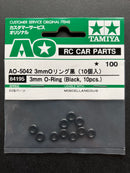 AO-5042 3 mm O-ring (Black, 10 pcs.) [84195]
