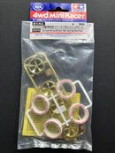 [95076] Fully Cowled Mini 4WD 20th Anniversary White Tires & Gold Plated Wheels