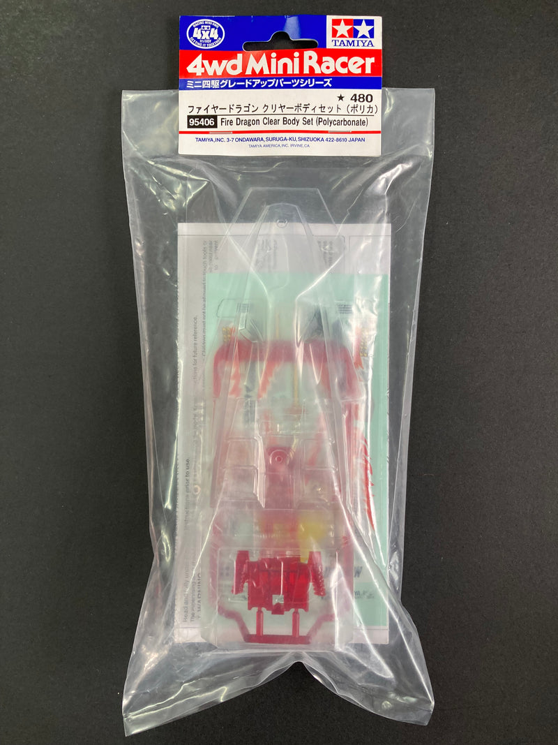 [95406] Fire Dragon Clear Body Set (Polycarbonate)