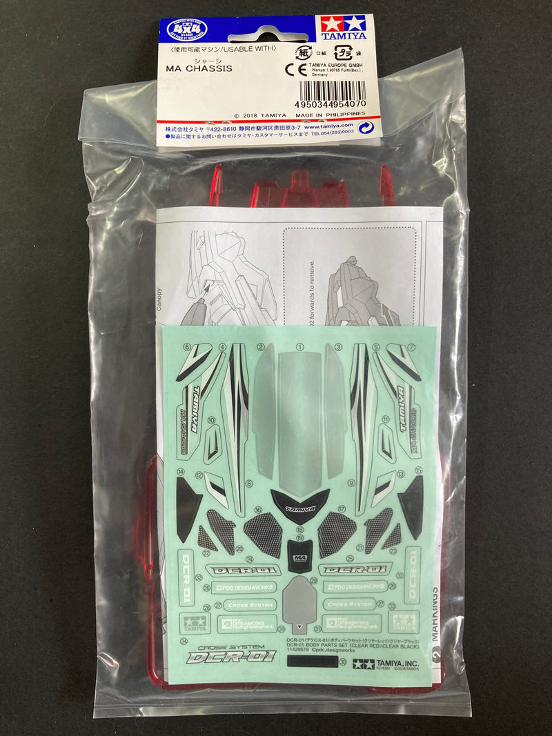 [95407] DCR-01 Body Parts Set (Clear Red)