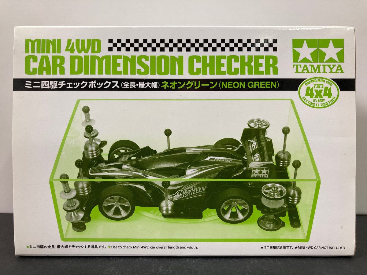 95548] Mini 4WD Car Dimension Checker (Neon Green)