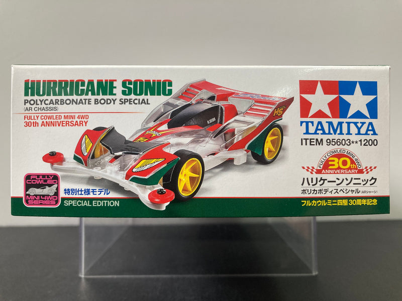 [95603] Hurricane Sonic Polycarbonate Body Special Version ~ Fully Cowled Mini 4WD 30th Anniversary Limited Edition Version (AR Chassis) [星馬烈 - 第三代 ~ 暴風超音]