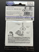 [95688] HG 19mm Aluminum Ball-Race Rollers (Ringless/Green Logos) ~ Tamiya Mini 4WD TMAC 2025 Asia Challenge Version