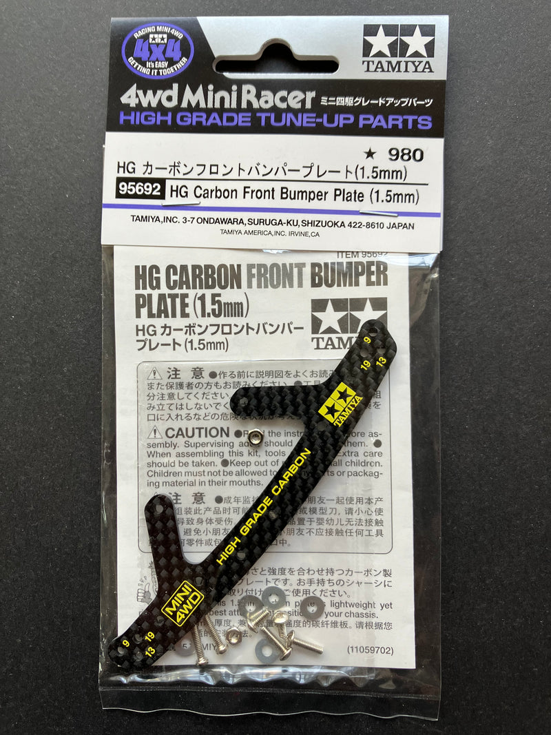 [95692] HG Carbon Front Bumper Plate (1.5 mm)