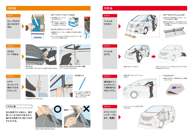 Masking Tape 243J Plus - 18 mm 分色和紙 遮蔽膠帶 和紙膠帶 18 mm x 18 m (平衡型)