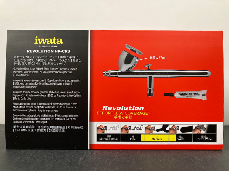 Revolution HP-CR3 Gravity Feed 0.3 mm Dual Action Airbrush
