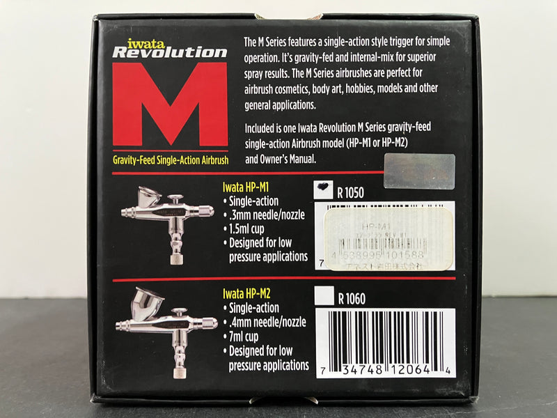 Revolution HP-M1 Gravity Feed 0.3 mm Single Action Airbrush