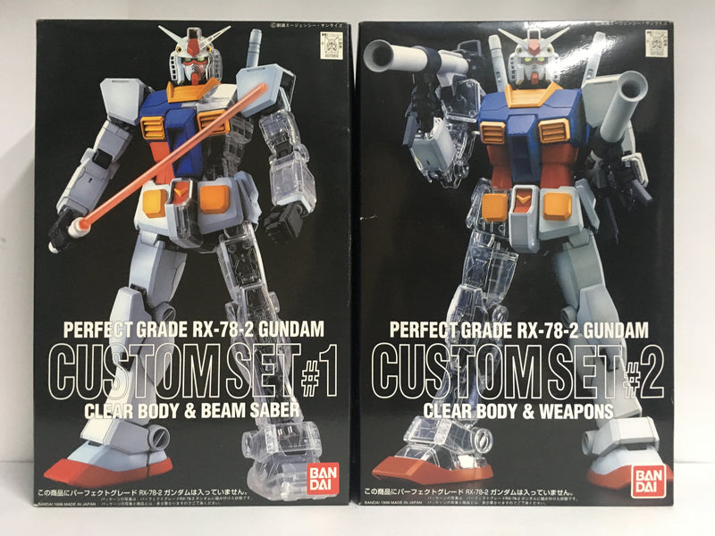 Pg Rx 78 Beam Riffle PG 1/60 RX-78-2 Gundam Custom Set #1 Clear Body & Beam Saber