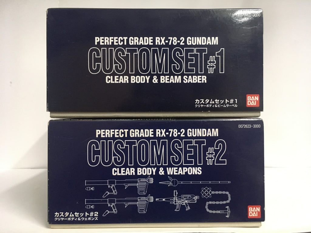 Pg Rx 78 Beam Riffle PG 1/60 RX-78-2 Gundam Custom Set #1 Clear Body & Beam Saber