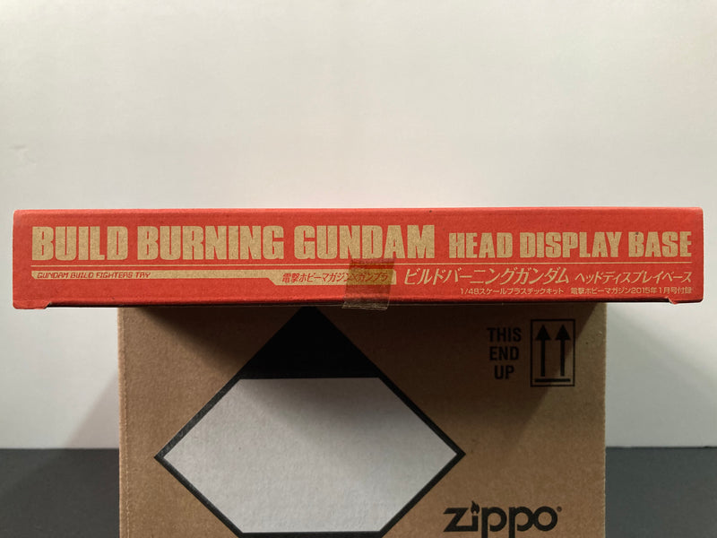 1/48 Scale Build Burning Gundam Head Display Base - 2015 January Dengeki Hobby Exclusive Version