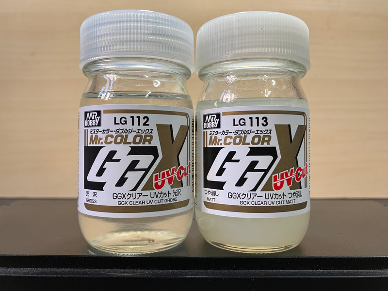 Mr. Color GGX Clear UV Cut 透明光油/保護漆 (60 ml) LG112 & LG113