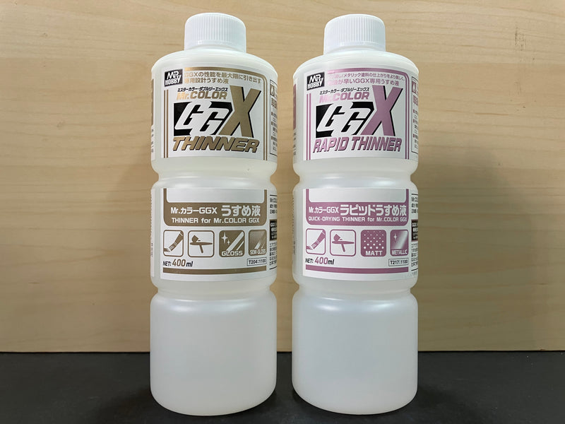 Mr. Color GGX Thinner & Rapid Thinner 新世代 GGX 專用溶劑/稀釋劑/稀釋液 (400 ml) T204 & T217