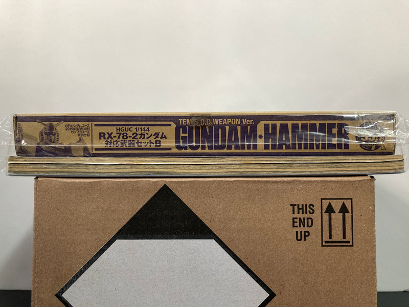 Gundam Ace September 2015 Issue with TEM'S O.D Weapon Version Gundam Hammer Weapons Set B for HGUC 1/144 RX-78-2 Gundam E.F.S.F. Prototype Close-Combat Mobile Suit