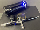 Mini Handheld Compressor with 0.3 mm Dual Action Airbrush Signature Black Version HB11