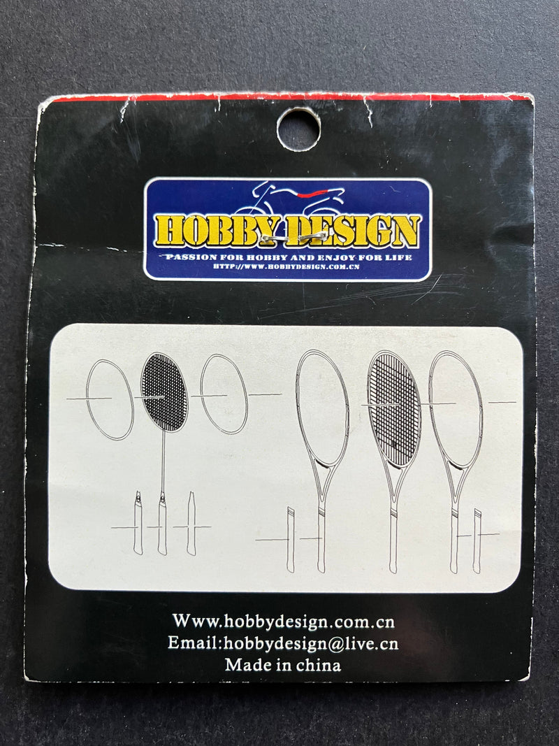 Hobby Design - 1/24 Scale Battledone/Tennis Rackets Set (HD02-0046)