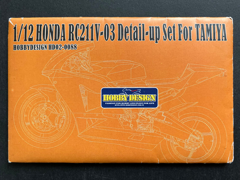 Hobby Design - 1/12 Scale Detail-Up Parts Set for Honda RC211V~03 (HD02-0088)