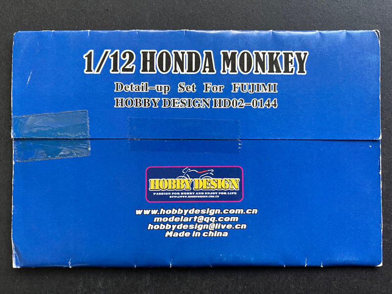 Hobby Design - 1/12 Scale Detail-Up Parts Set for Fujimi Honda Monkey (HD02-0144)