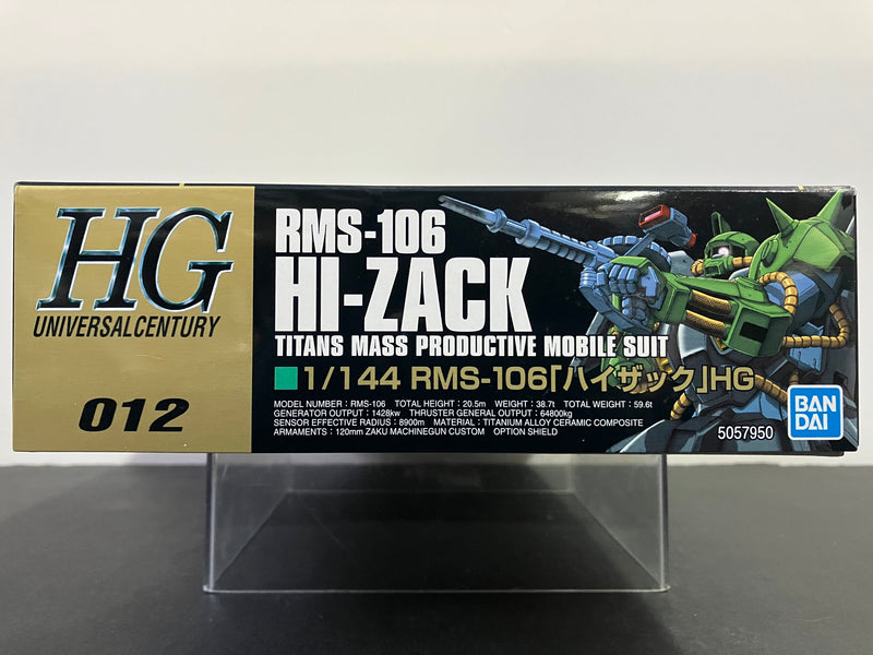 HGUC 1/144 No. 012 RMS-106 Hi-Zack Titans Mass Productive Mobile Suit [高渣古]