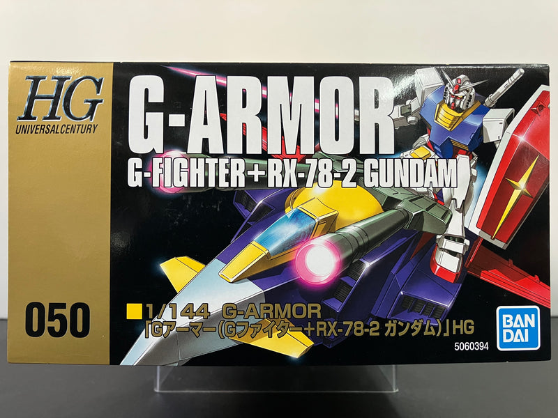 HGUC 1/144 No. 050 G-Armor G-Fighter + RX-78-2 Gundam E.F.S.F. Prototype Supporting Fighter [G-戰機]