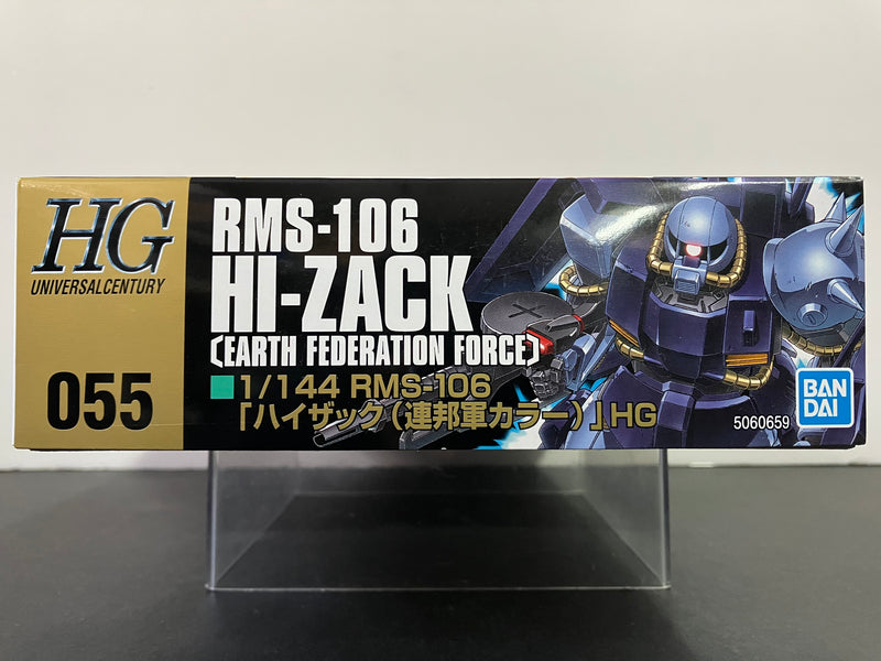 HGUC 1/144 No. 055 RMS-106 Hi-Zack [Earth Federation Force] E.F.F. Mass Productive Mobile Suit [高渣古 - 地球聯邦配色]