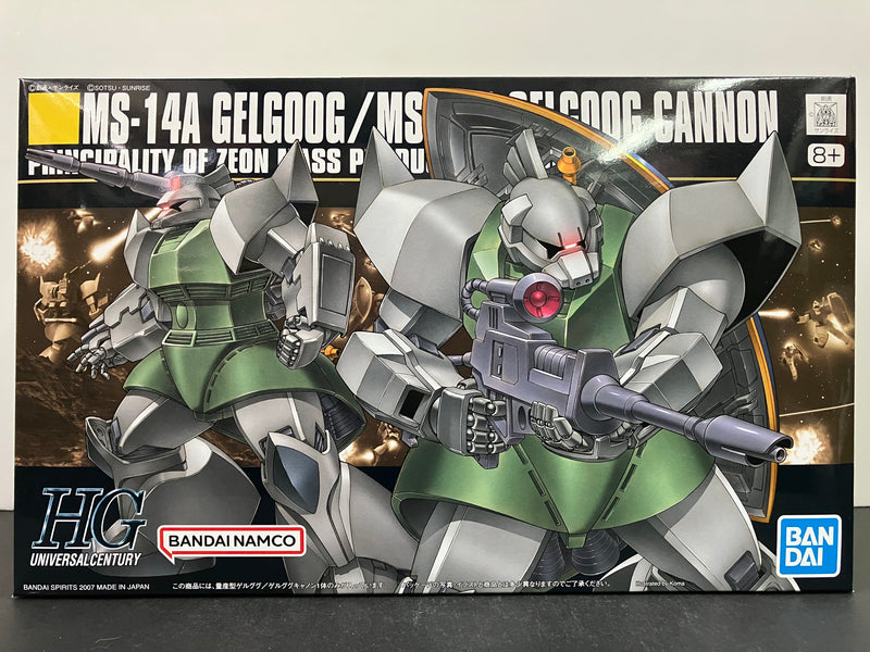 HGUC 1/144 No. 076 MS-14A Gelgoog / MS-14C Gelgoog Cannon Principality of Zeon Productive Mobile Suit [重炮型格魯古古]