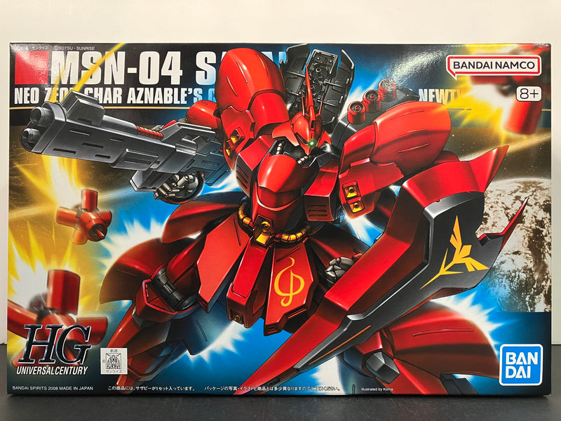 HGUC 1/144 No. 088 MSN-04 Sazabi Neo Zeon Char Aznable's Customize Mobile Suit for Newtype [沙煞比]