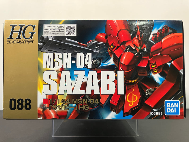 HGUC 1/144 No. 088 MSN-04 Sazabi Neo Zeon Char Aznable's Customize Mobile Suit for Newtype [沙煞比]