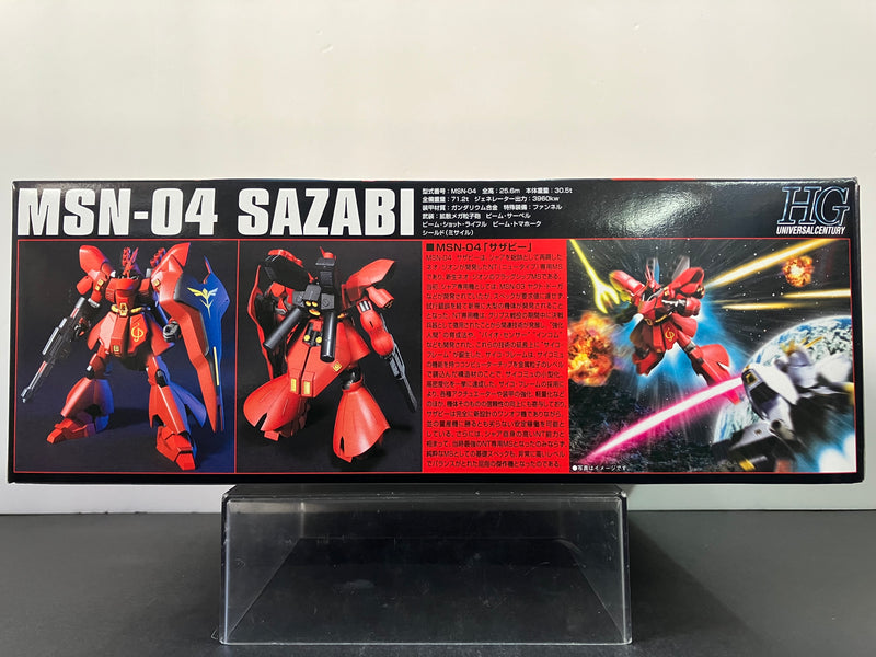 HGUC 1/144 No. 088 MSN-04 Sazabi Neo Zeon Char Aznable's Customize Mobile Suit for Newtype [沙煞比]