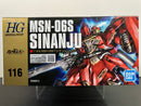 HGUC 1/144 No. 116 MSN-06S Sinanju Neo Zeon Mobile Suit Customized for Newtype [新安州]