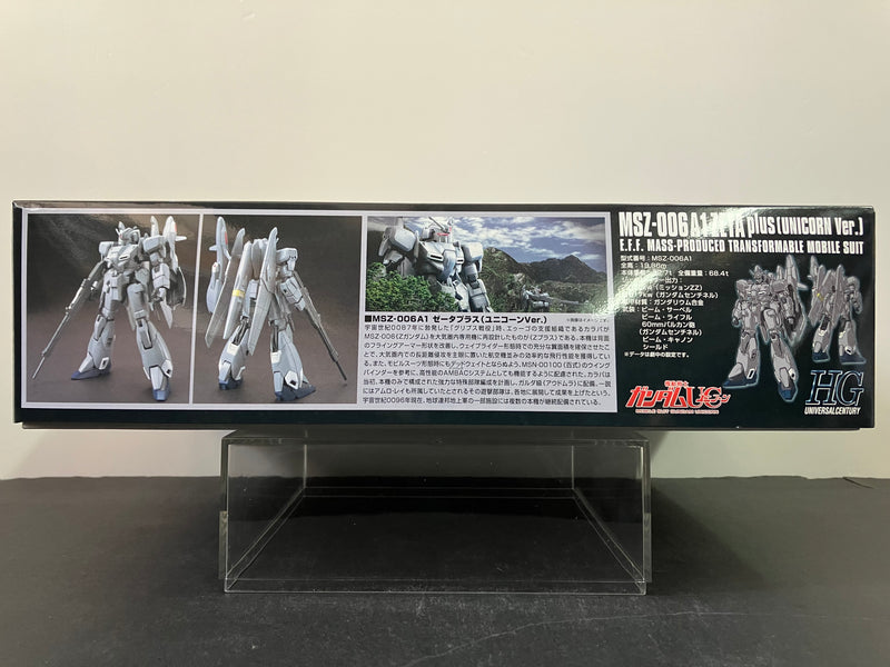 HGUC 1/144 No. 182 MSZ-006A1 Zeta Plus (Unicorn Version) E.F.F. Mass-Produced Transformable Mobile Suit [Zeta Plus UC 劇場版 Version]
