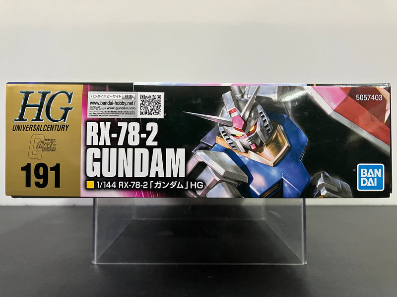 HGUC 1/144 No. 191 RX-78-2 Gundam E.F.S.F. Prototype Close-Combat Mobile Suit [RX-78-2 高達 - Revive]