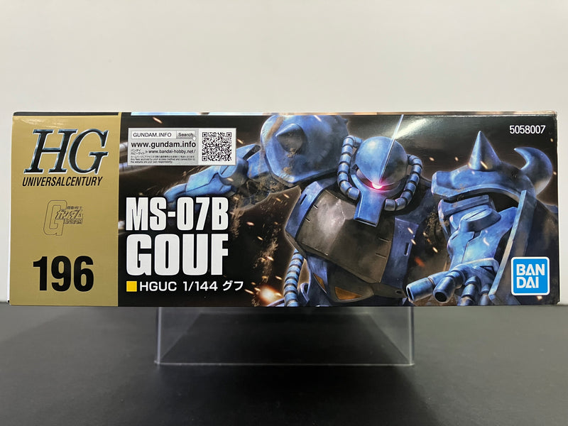 HGUC 1/144 No. 196 MS-07B Gouf Principality of Zeon Mass-Produced Land Battle Mobile Suit [老虎 - Revive]