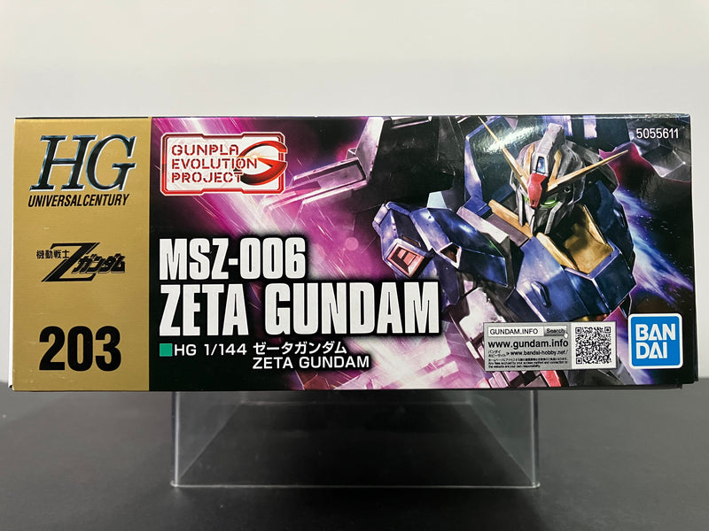 HGUC 1/144 No. 203 MSZ-006 Zeta Gundam A.E.U.G. Attack Use Prototype Variable Form Mobile Suit [Zeta 高達]