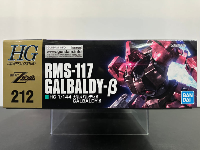 HGUC 1/144 No. 212 RMS-117 Galbaldy-β E.F.S.F. Mass-Produced Mobile Suit [哥邦迪-β]