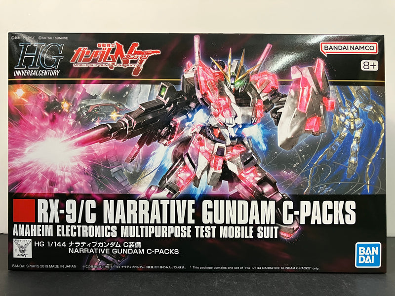 HGUC 1/144 No. 222 RX-9/C Narrative Gundam C-Packs Anaheim Electronics Multipurpose Test Mobile Suit [敘述高達 C 型裝備]