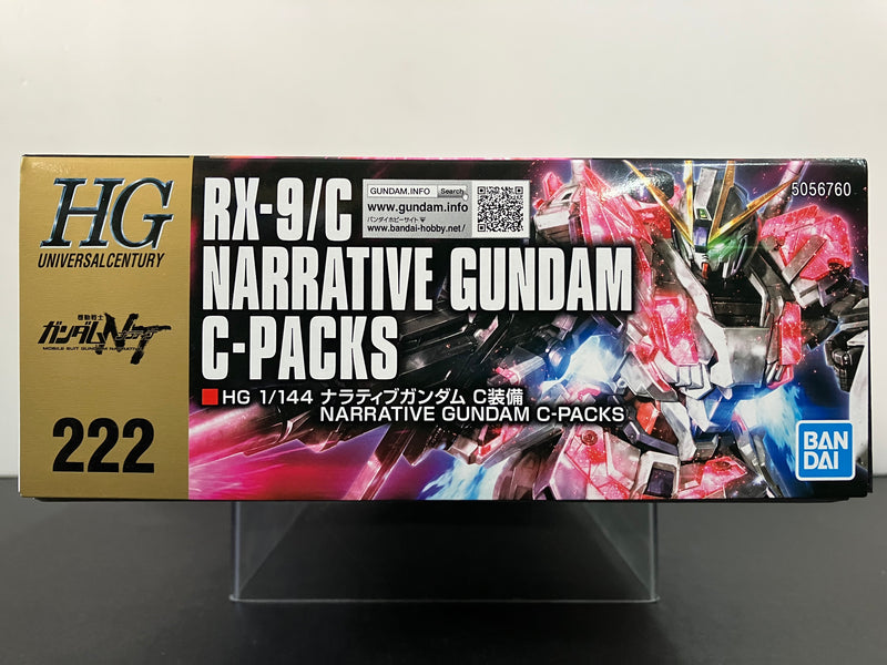 HGUC 1/144 No. 222 RX-9/C Narrative Gundam C-Packs Anaheim Electronics Multipurpose Test Mobile Suit [敘述高達 C 型裝備]