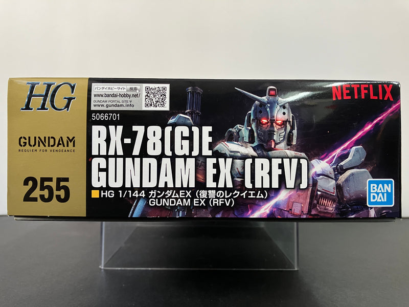 HGUC 1/144 No. 255 RX78 (G) E Gundam EX (RFV) E.F.G.F. Prototype Close-Combat Mobile Suit [Netflix - Mobile Suit Gundam: Requiem for Vengeance]