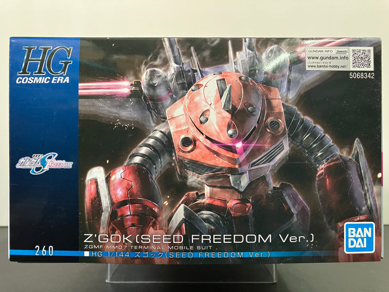 HGUC 1/144 No. 260 Z'Gok (Seed Freedom Ver.) ZGMF-MM07 Terminal Mobile Suit [魔蟹 Seed Freedom Version]