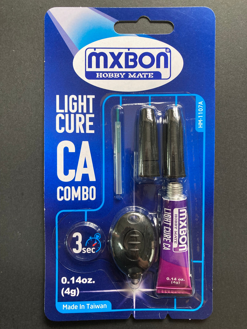 MXBON Hobby Mate UV Light Cure CA Combo Cement 北回二代光固速膠