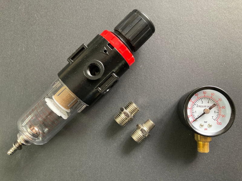 Filter Regulator with Pressure Gauge (壓力調節器 - 按壓式釋放閥) HS-F2