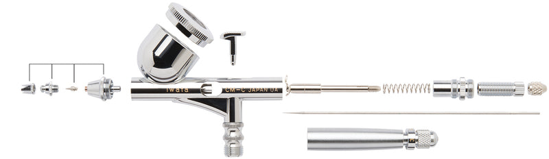 Custom Micron CM-C Gravity Feed 0.23 mm Dual Action Airbrush [新包裝]