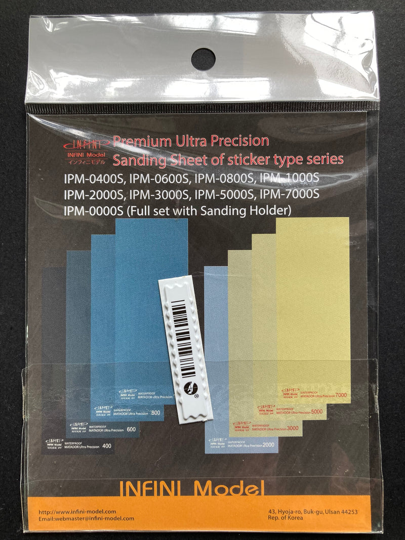 Premium Ultra Precision Series Stainless Steel Sandpaper Holder ISH-0001