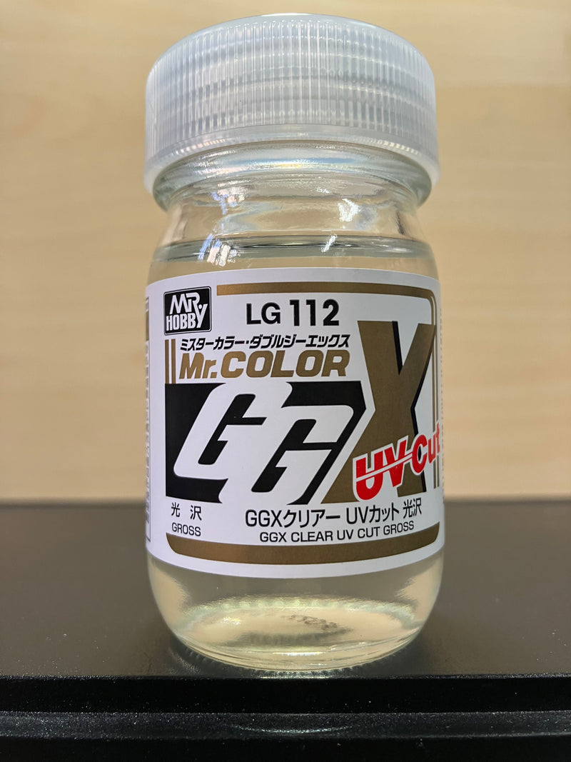 Mr. Color GGX Clear UV Cut 透明光油/保護漆 (60 ml) LG112 & LG113