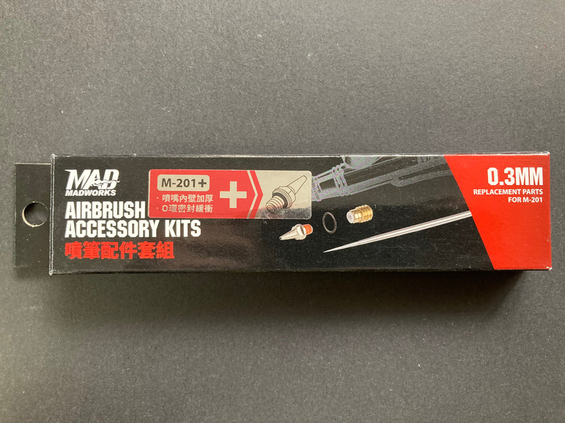 Airbrush Accessory Kit Replacement Parts for M-201+ 噴筆耗材組合包