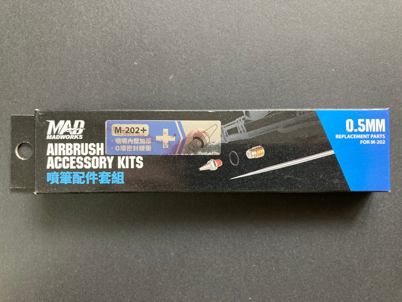Airbrush Accessory Kit Replacement Parts for M-202+ 噴筆耗材組合包
