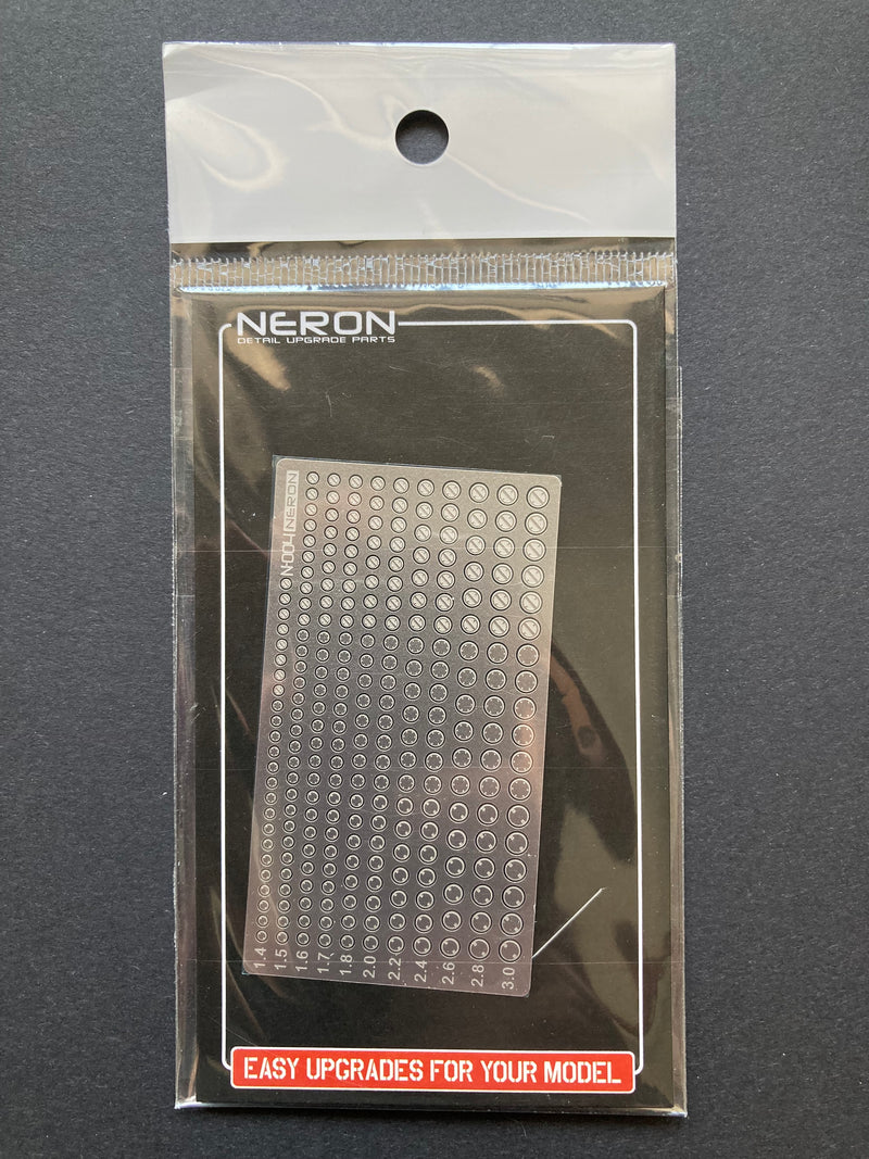 Neron Photo-Etched Pivot Holes Details - 改造用蝕刻片(圓) 細節升級 ~ 搭配N003/N006使用 N-004