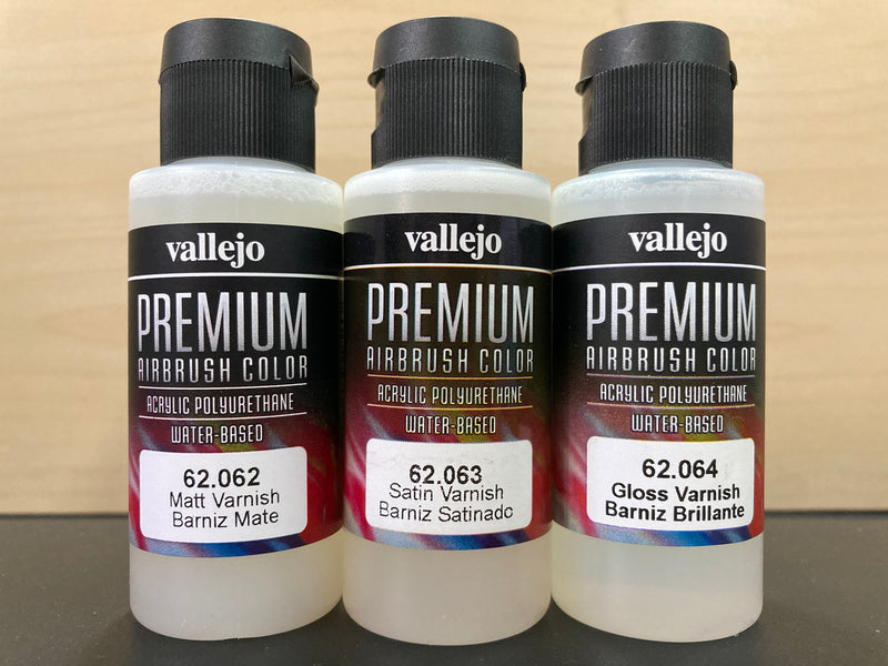 Premium Airbrush Color - Varnish 水性高階色彩專用透明保護漆 [防刮/抗衝擊及磨損/耐高溫] 60 ml